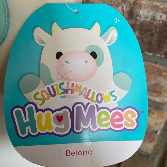 BNWT 14” Belana Cow Hug Mee Squishmallow 🩵 - Picture 2 of 3